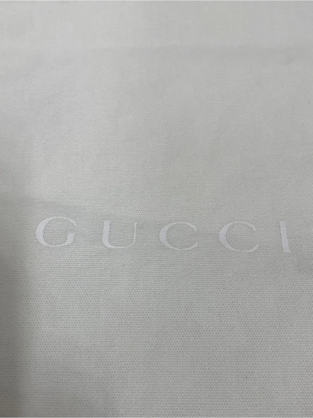 Gucci Authentic White Embroidered Logo Sunglasses Dust Bag Case 7